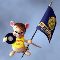 State Quarter Mouse-Ga - Annalee 380303