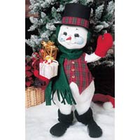 Snowman With Gifts - Annalee 753703