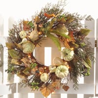 Lighted Gourd Wreath - Better Homes and Gardens 25129