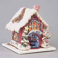 Mouse House Candle House - Blue Sky BCL20008