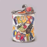 Fruit Cocktail Can Candle House - Blue Sky BFT21358