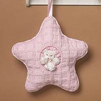 Pink Star Pillow - Boyds Baby 810160