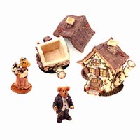 Ms. Martha's Garden Cottage - Boyds Bearstones 19902