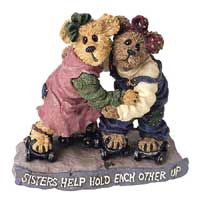 Jackie & Leigh... As Time Rolls By - Boyds Bearstones 228346