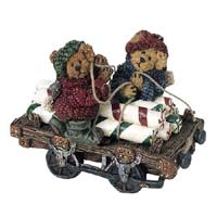 Peppermint & Spearmint... Sweet Ride - Boyds Bearstones 2486