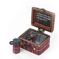 Kendall's Lunchbox with Scholar McNibble - Boyds Bearstones 392128