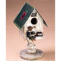 Ms. Appleby... Take Flight Birdhouse - Boyds Bearstones 654407