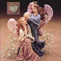 Charming Angels - Guinevere and Felicity...Guardians of Friends - Boyds Folkstones 28218