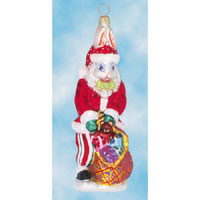 Santa Suits Billy Bunny - Christopher Radko Ornaments 00-1264-0