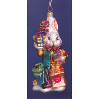 Billy Bunny Goes Shopping - Christopher Radko Ornaments 00-SP-74