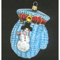 Warm 'n' Wooly Mitten - Christopher Radko Ornaments 01-0088-0