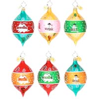 Wintry Woodland - Set of 6 - Christopher Radko Ornaments 02-0145-0