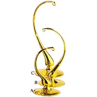 Gold Ornament Stand - Medium - Christopher Radko Ornaments 02-6909-1