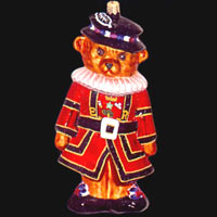 Beefeater Bear - Christopher Radko Ornaments 99-172-0