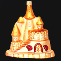 Sand Castle - Christopher Radko Ornaments 99-365-0