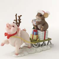 Pulling For A Happy Holiday - Charming Tails 87/150