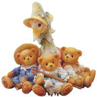 Mother Goose And Friends - "Friends Of A Feather Flock Together" - Cherished Teddies 154016