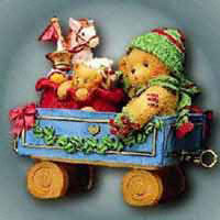 Cindy - This Train is Bound for Holiday Surprises! - Cherished Teddies 219177