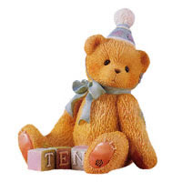 Age 10 Bear - "Count to Ten... And Celebrate!" - Cherished Teddies 466263