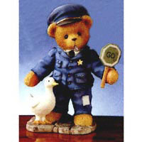 Kent - Officer, I've Got A Warrant Out For Your Heart! (Green Sign) - Cherished Teddies 476560R