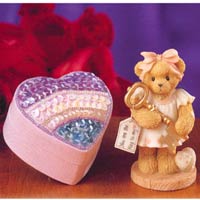 Josette "You Are The Key To My Heart" Valentine Gift Set - Cherished Teddies 805610S