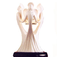 Angel Encircled Candleholder - Circle Of Love 112018