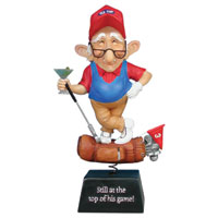 Golf Martini Bobble Figurine - Coots & Biddys 12620