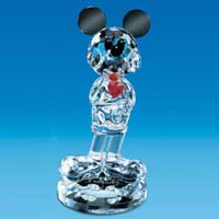 Birthstone Mickey - April - Crystal World DMS001-APR