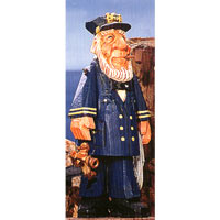 Standing Captain with Pipe Holding Rope & Compass - David Frykman DF3404