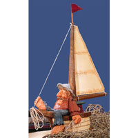 Old Sailor with Sailboat - David Frykman DF3425