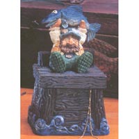 The Fisherman And Fish Trinket Box - David Frykman DF3718