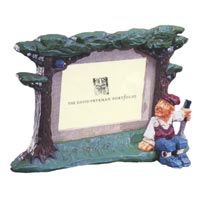 Sitting Golfer Photo Frame - David Frykman DF4604