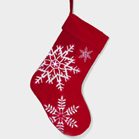 Snowflake Stocking - Department 56 31902