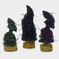 Halloween Topiaries, Set of 3 - Department 56 53062