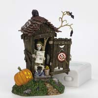 Haunted Outhouse, Lighted Accessory - Department 56 53068