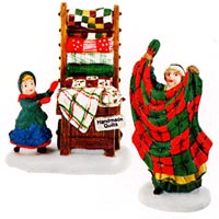 Christmas Bazaar: Handmade Quilts - Department 56 56594