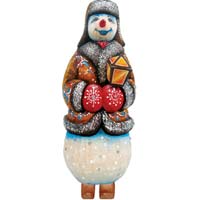 Snowman - Bell Ornament - G. Debrekht Artistic Studios 31155-1