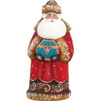 Santa Treaure Chest - Bell Ornaments - G. Debrekht Artistic Studios 31156-1