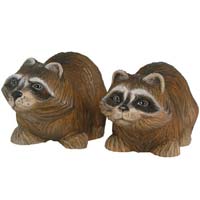 Raccoons - Set of Two - G. Debrekht Artistic Studios 52730