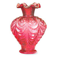 Drapery Vase - Fenton Glass 6490CC