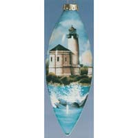 Coquille River, OR - Figi Inside Art Ornaments tr-lh-88006