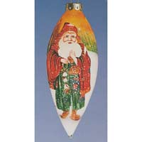 Victorian Santa - Figi Inside Art Ornaments tr-sa-71709