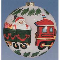 Christmas Train - Figi Inside Art Ornaments tr-sa-96052