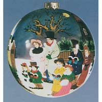 Evening Carolers - Figi Inside Art Ornaments tr-wt-96135