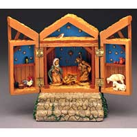 Lighted Stable Figurine - Fontanini 66156