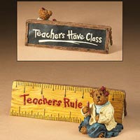 Miss Appleton... Teacher's Rule Desk Sign - Boyds Home 4153