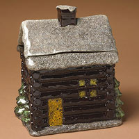 Holiday Homestead Cookie Jar - Boyds Home 62434