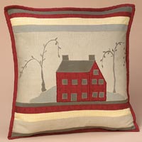 Homestead Cushion Cover Pillow - Boyds Home 87544