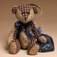 American Dreams Quilted Bear - Boyds Home 87910