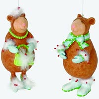 Love Bear Ornament - Krinkles by Dept. 56 36041